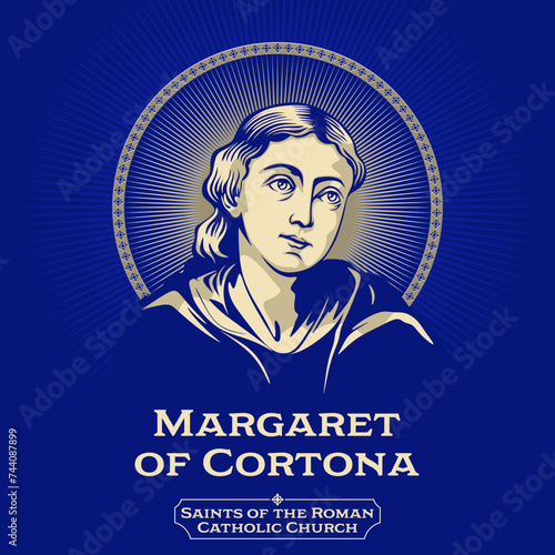 Saints of the Catholic Church. Margaret of Cortona (1247-1297) was an Italian penitent of the Third Order of Saint Francis. She was born in Laviano, near Perugia, and died in Cortona.