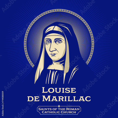 Saints of the Catholic Church. Louise de Marillac (1591-1660) was the co-founder, with Vincent de Paul, of the Daughters of Charity. photo