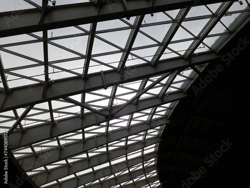 glass roof structure Architecture HD photo