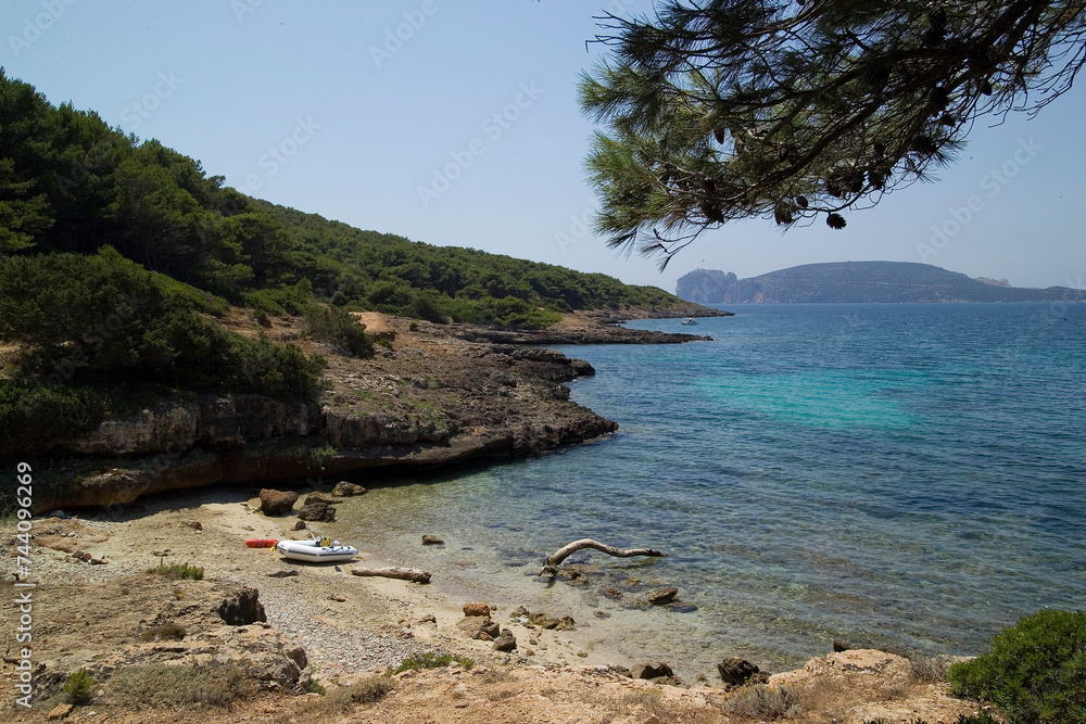 beach and sea and rocks, Cala Bramassa, Punta Giglio, Parco Regionale