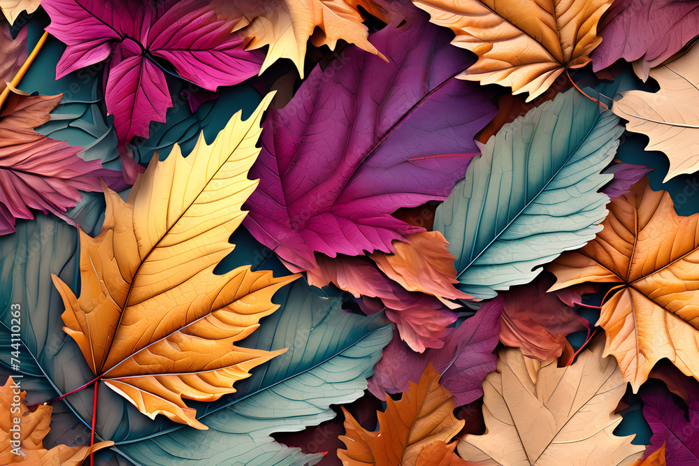 autumn leaves background