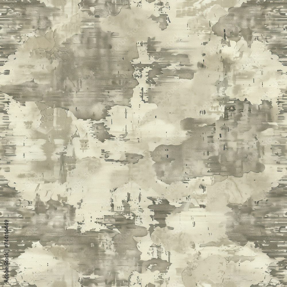 Seamless abstract grey vintage paint peel off texture pattern background