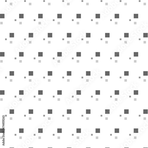 モノクロ四角のパターン