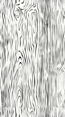 Wood grain line art pattern