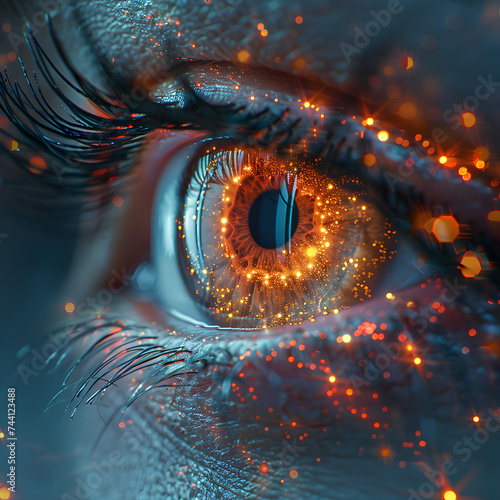 eye of the eye 3d image wallpaper © Imran