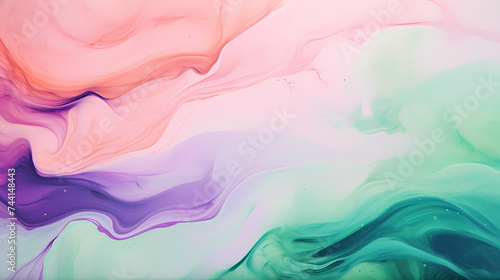 Abstract art background mixed paint effect