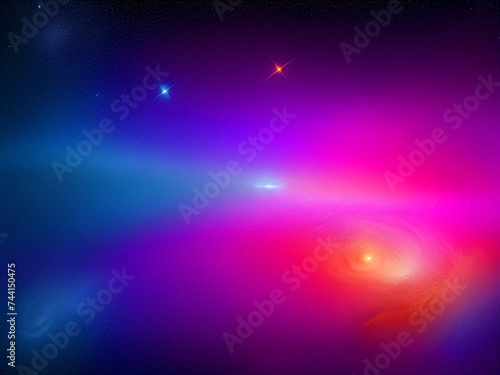 Default a close-up of a red and blue background with a colorful nebula background wallpaper neon effect  © Faysal Ahmed