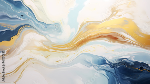 Abstract art background mixed paint effect