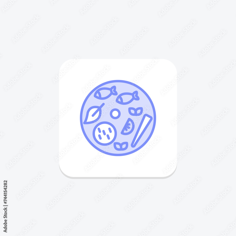 Thai Food icon, thai cuisine, thai restaurant, thai menu, thai dishes duotone line icon, editable vector icon, pixel perfect, illustrator ai file Thai Food icon, thai cuisine, thai restaurant, thai menu, thai dishes duotone line icon, editable vector icon, pixel perfect, illustrator ai file
