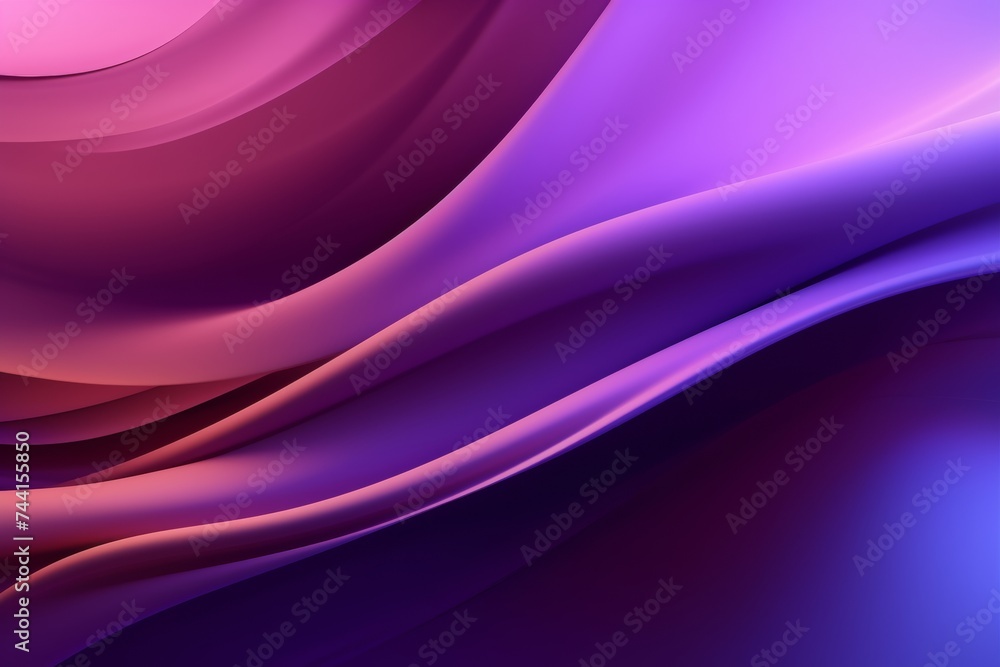Fototapeta premium Violet to Purple to Pink abstract fluid gradient design, curved wave in motion background for banner, wallpaper, poster, template, flier and cover