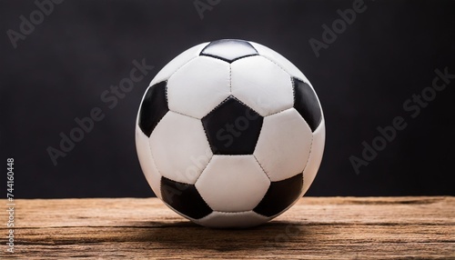 soccer ball on black © Ashleigh