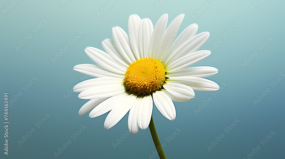 White daisy flower with soft focus and bokeh background White daisy flower with soft focus and bokeh background