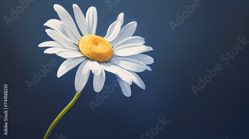 Daisy flower background, ecology and healthy environment concept