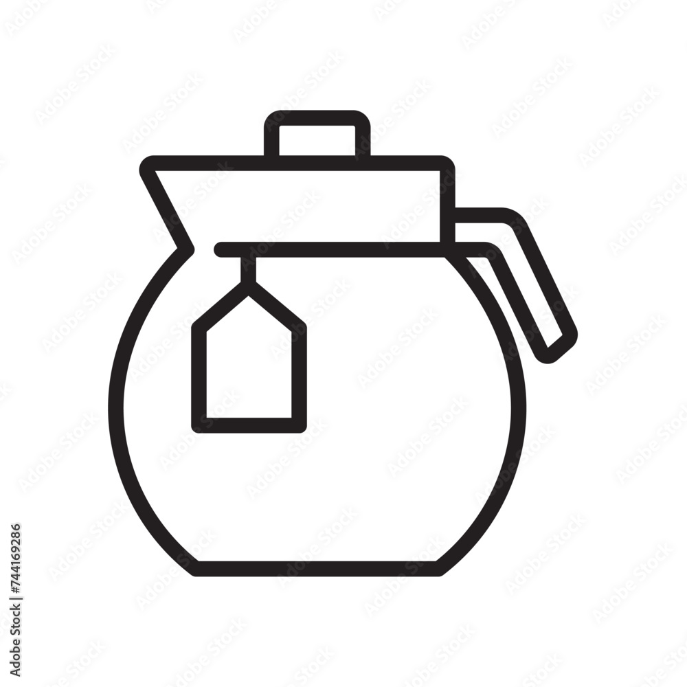 teapot icon design vector template teapot icon design vector template