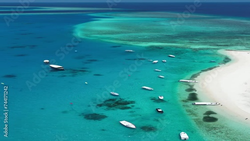 Maldives ocean and beach Dhigurah island  photo