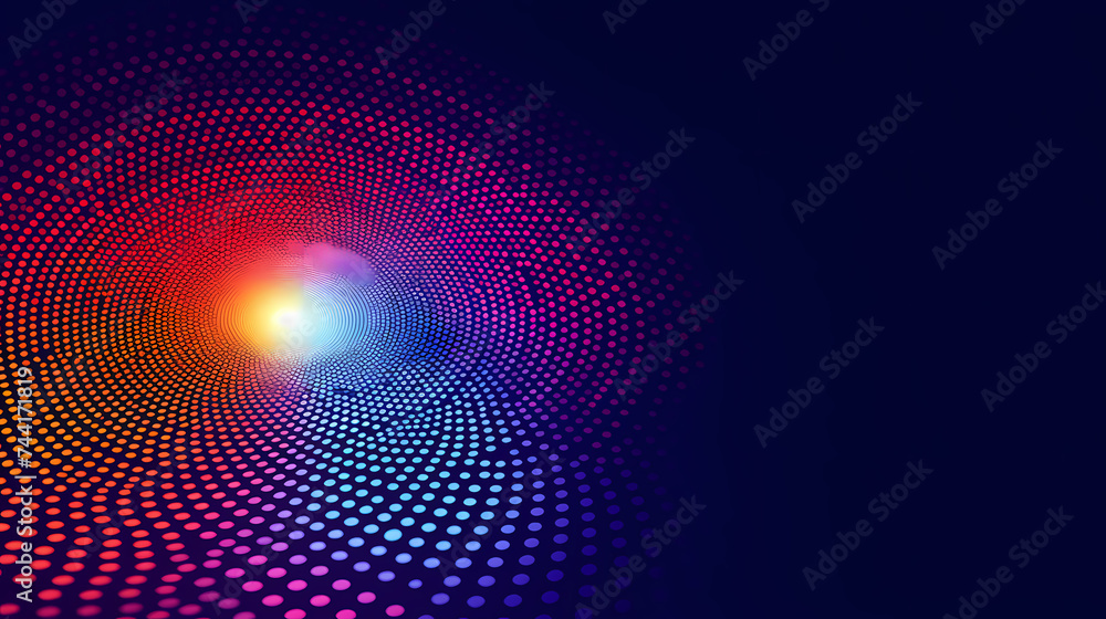 Abstract halftone circle background Abstract halftone circle background
