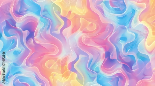 abstract iridescent pastel holographic gradient blur background texture