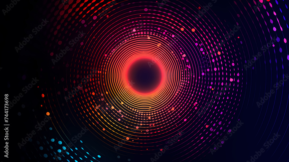 Abstract halftone circle background Abstract halftone circle background
