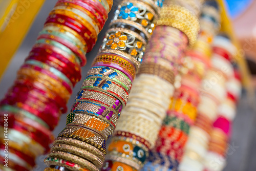 Colourful Indian bangles © BlueOrange Studio