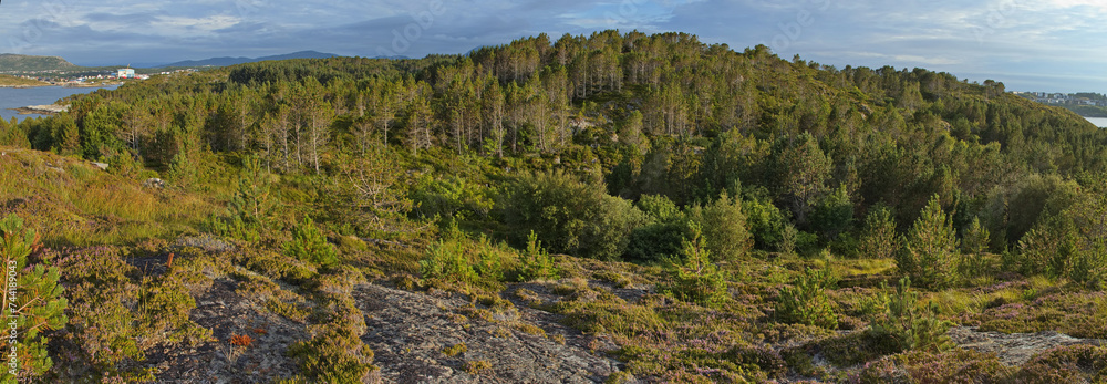 Landscape on the Kleppen peninsula at Kristiansund, Norway, Europe
