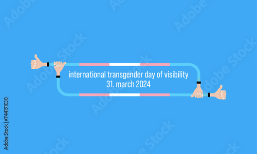Graphic design for international transgender day