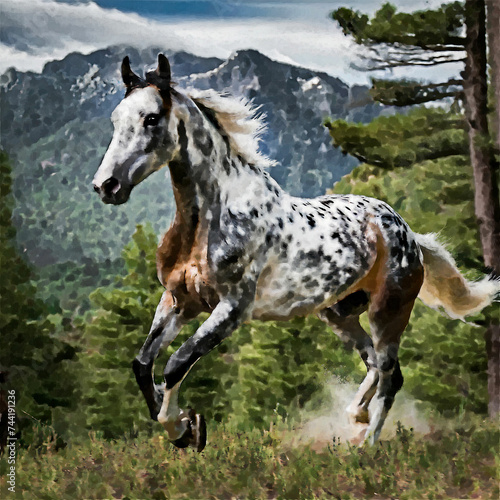 Silver Mahogany Bay Roan Tobiano Snowflake Appaloosa