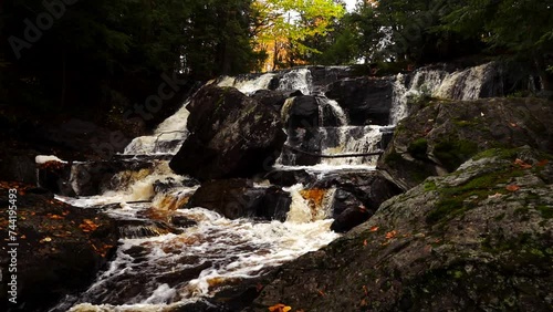 Upper Silver Falls Baraga County Michigan