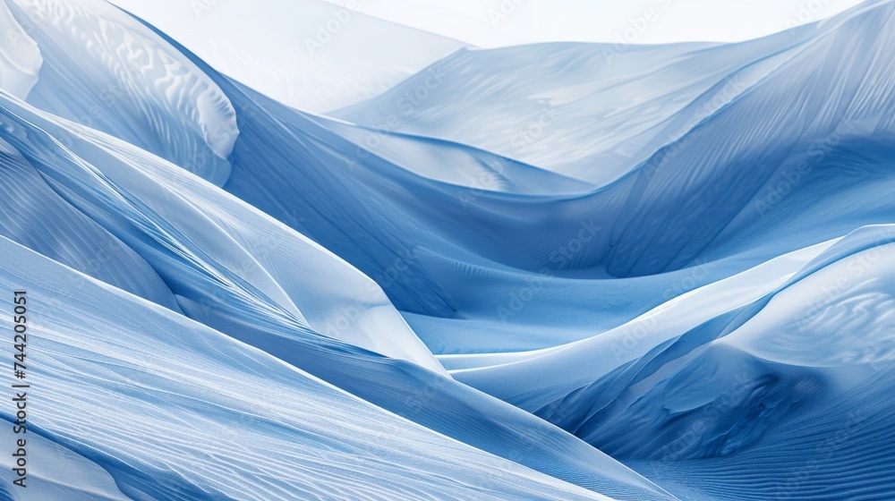 Obraz premium The rugged peaks of a snowy mountain range create an abstract canvas of nature, inviting contemplation and awe in their breathtaking landscape