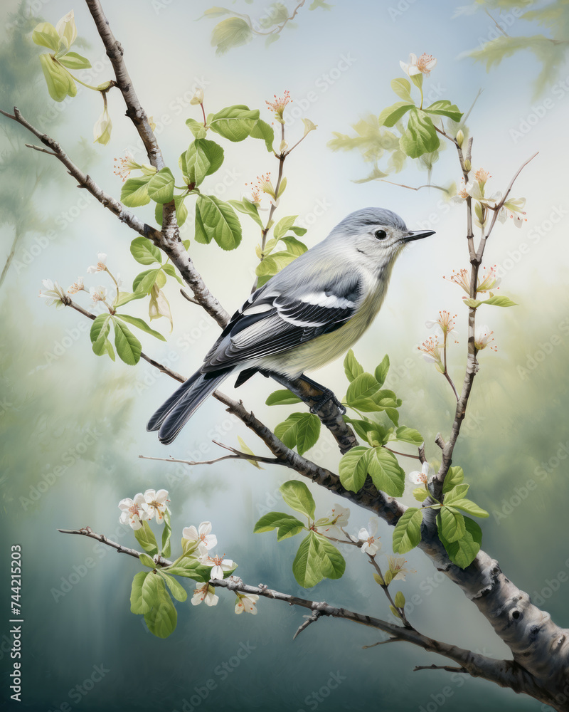 Obraz premium Plumbeous Vireo