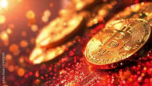 Cinco de Mayo Bitcoin themed background  photo