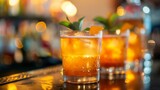 Summer Cocktails with Fresh Orange Garnish, Perfect for Outdoor Celebrations