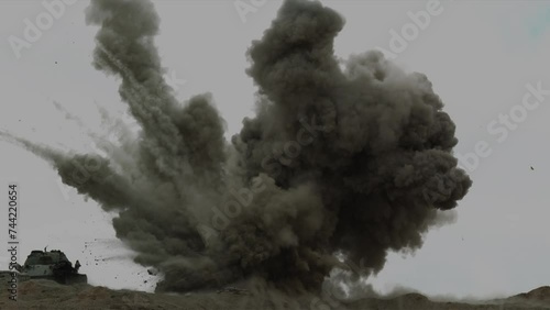 E7, Slow motion recorded dust and gas explosion 10-meter height.
explosion, slow motion, dust explosion, C4, dirt explosion, huge, gas explosion, big, VFX, VFX footage, footage photo