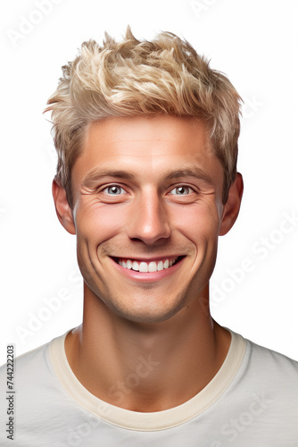 Attractive blonde hair man