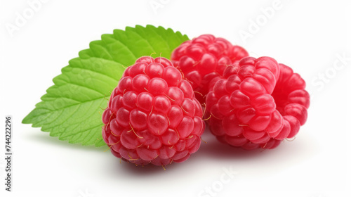 Fresh raspberry snack