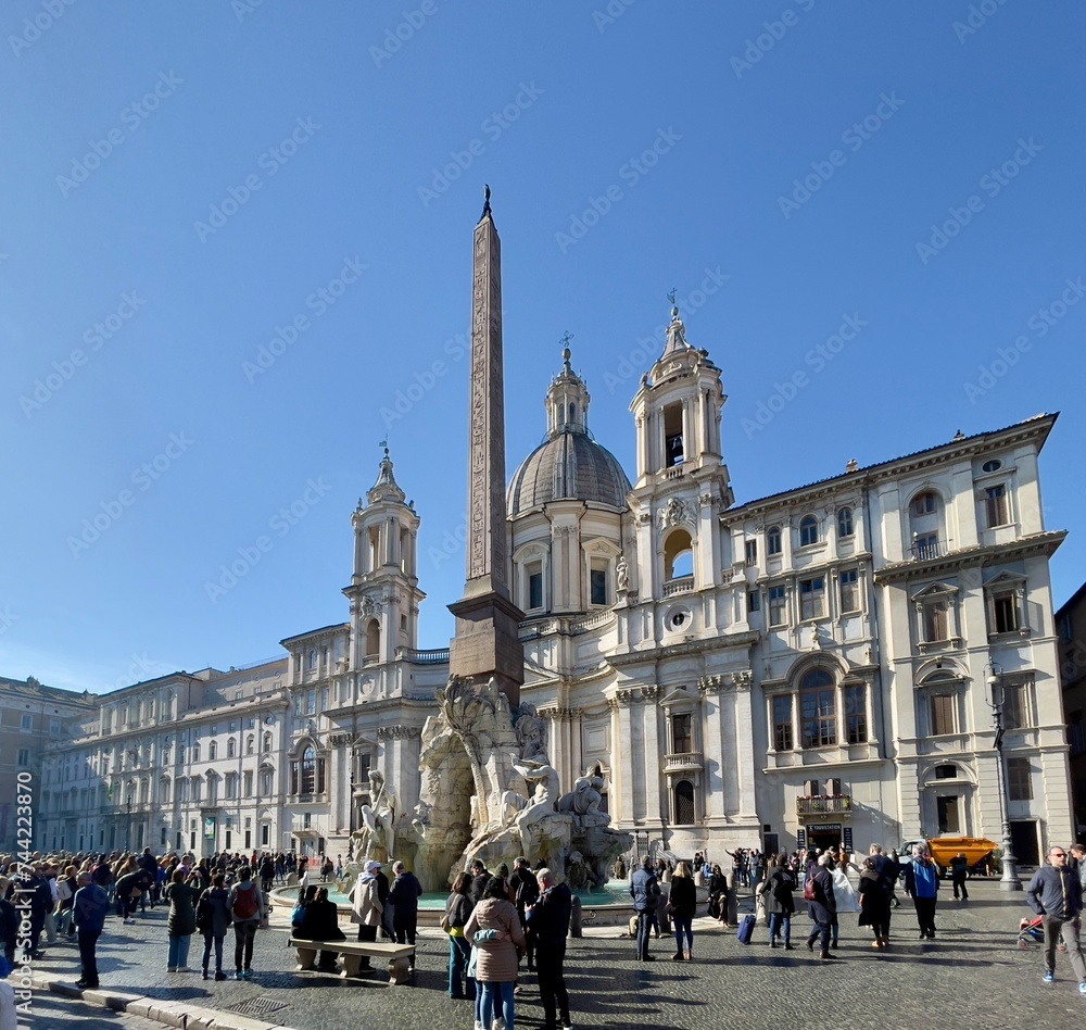 Naklejka premium piazza Navona, Rome, Italy 