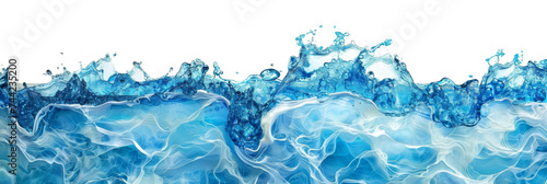 water surface.