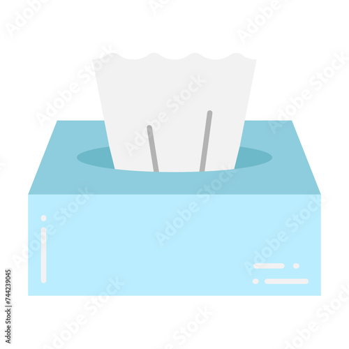 Illustration of Tissue design Flat Icon