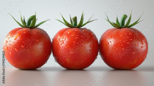 3d render red tomatoes  © Clemency