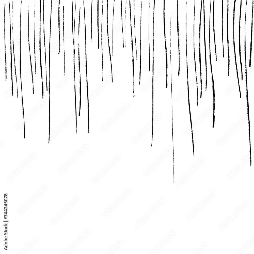 何かが垂れているような黒い線の手描きイラスト 何かが垂れているような黒い線の手描きイラスト