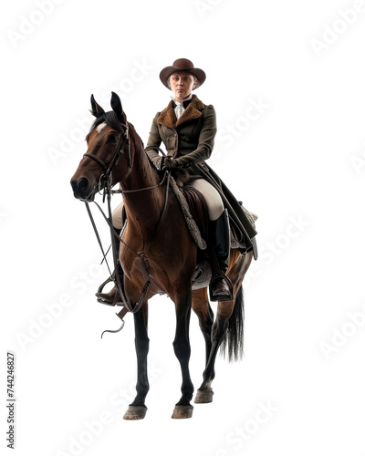 Equestrian Rider Posing © dasom