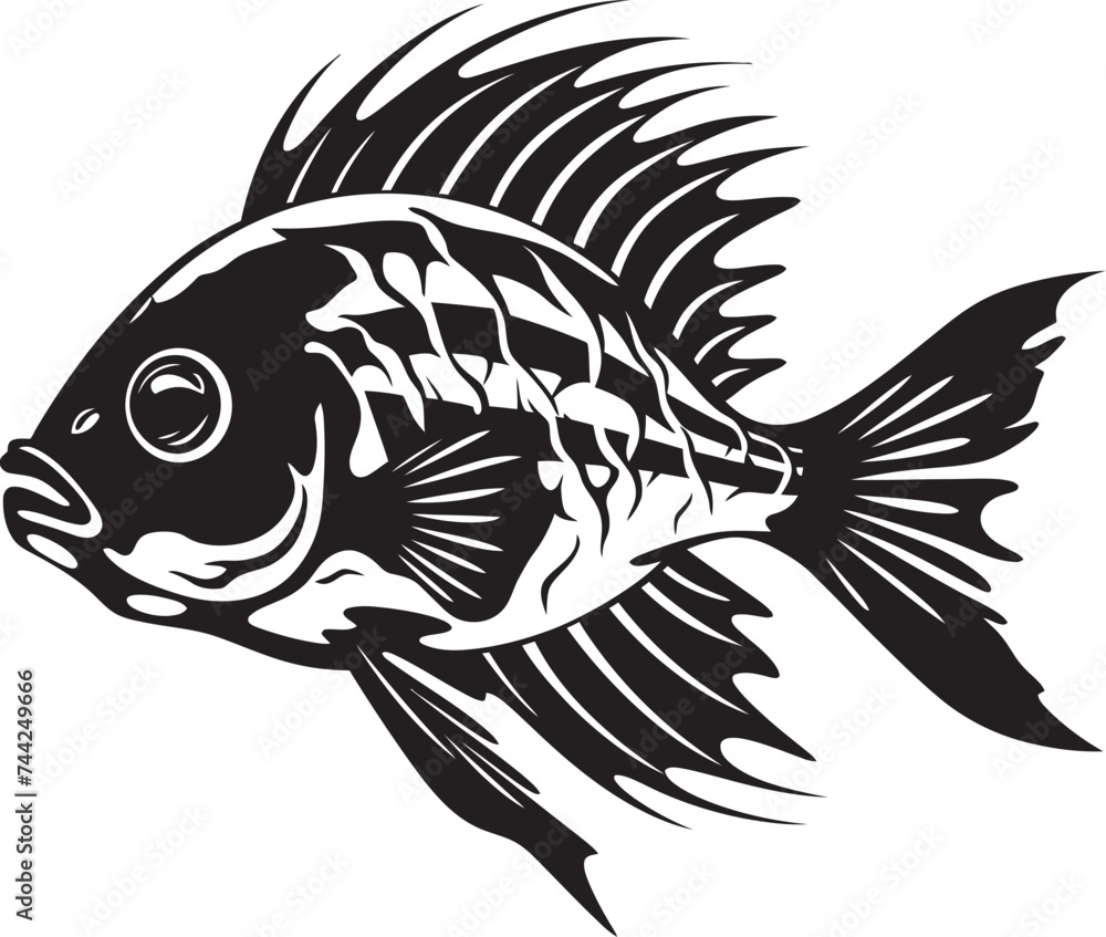 Aquatic Abundance Black Vector Fish Designs Inspired by Tropical Waters Nautical Nostalgia Tropical River Fish Vector Images in Black Aquatic Abundance Black Vector Fish Designs Inspired by Tropical Waters Nautical Nostalgia Tropical River Fish Vector Images in Black