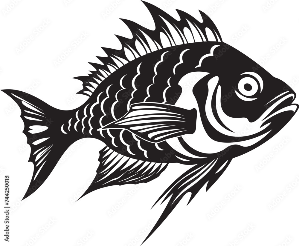 Serene Sketches Vector Tropical River Fish Outline Graphics in Black Marine Magic Black Vector Fish Illustrations Capturing Tropical River Charm Serene Sketches Vector Tropical River Fish Outline Graphics in Black Marine Magic Black Vector Fish Illustrations Capturing Tropical River Charm