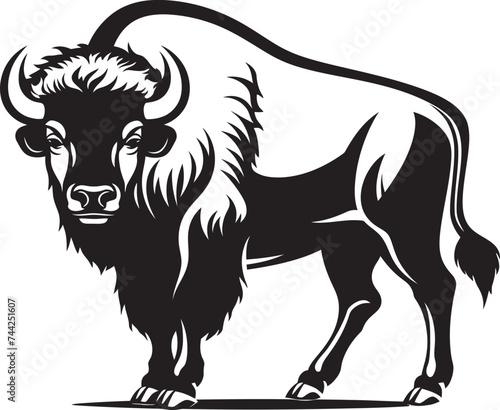 Unleash Brand Potential and Impact Black Bison Unwavering Quality and Heritage Black Bison Logo