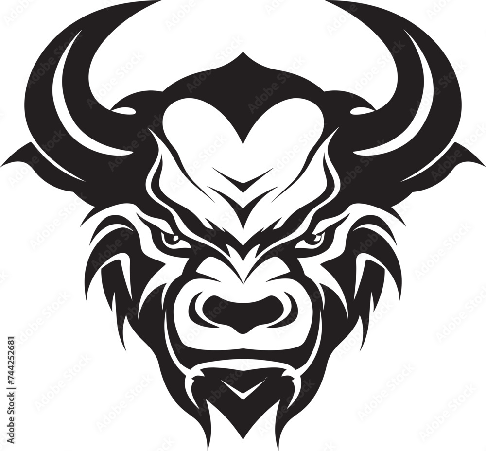 Unleash Your Brands Strength A Black and White Bull Mascot Headstrong and Heartfelt A Bull Mascot with Character Unleash Your Brands Strength A Black and White Bull Mascot Headstrong and Heartfelt A Bull Mascot with Character