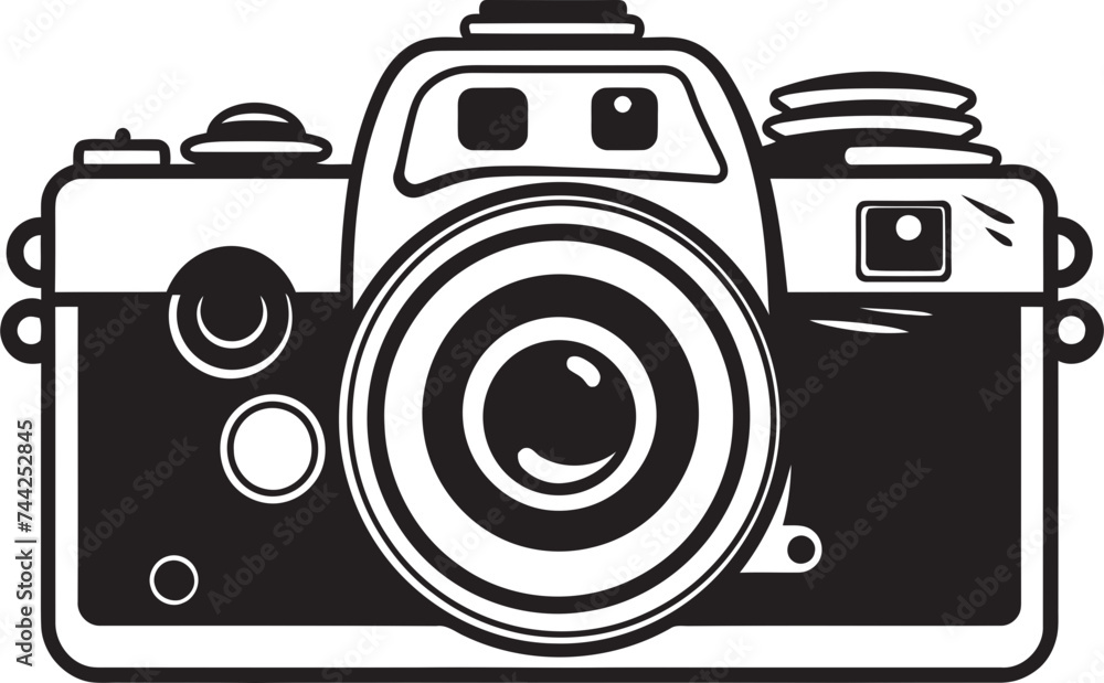 Minimalist Moments The Lineart Camera Icon for Wedding Photography Travelogue Lens The Modern Camera Silhouette for Explorers