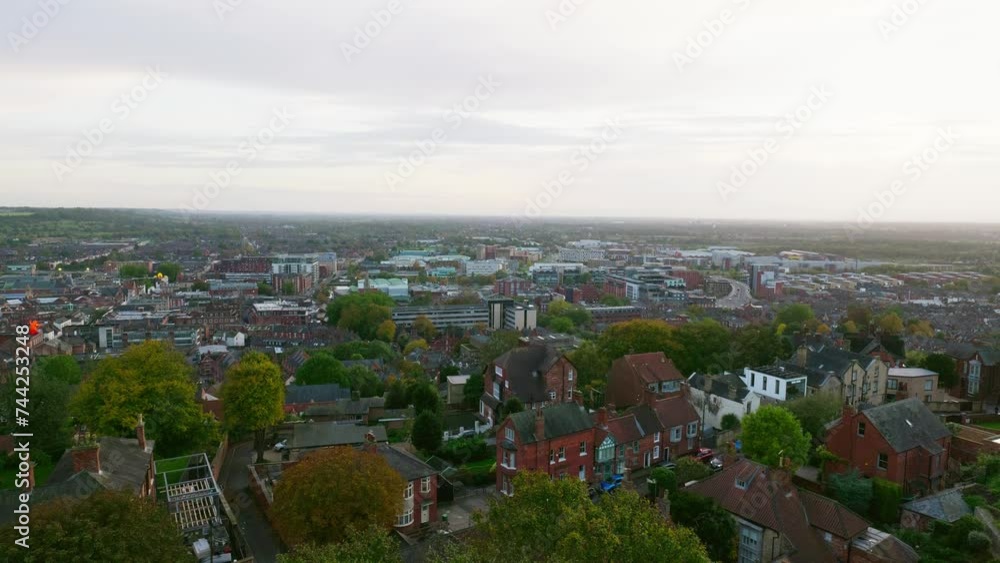Rooftop views of the famous and historic City of Lincoln in the county of Lincolnshire, England, UK Rooftop views of the famous and historic City of Lincoln in the county of Lincolnshire, England, UK