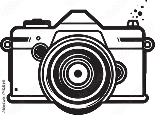 Beyond the Ordinary A Modern Camera Silhouette for Bold Choices Simplicity Speaks Volumes A Black and White Camera Icon with Impact