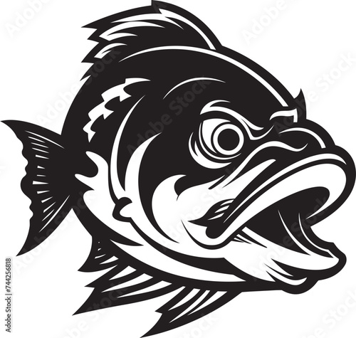 Tropical Temptations Vector Black Fish Icon Island Inspirations Tropical Fish Logo Graphics