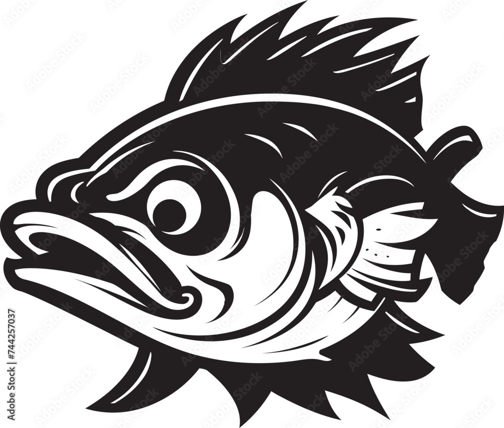 Tropical Tranquility Vector Fish Icon Aquatic Aura Exotic Fish Logo Design Tropical Tranquility Vector Fish Icon Aquatic Aura Exotic Fish Logo Design