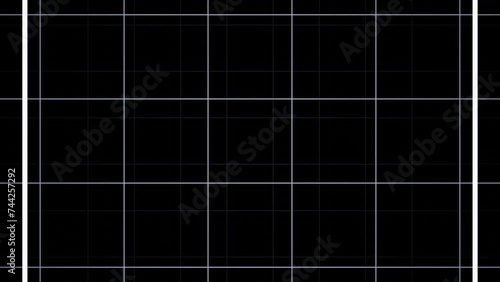 Wallpaper Mural 3d abstract math black and white neon grid background. Plus formulas geometry network. Information web net Square Graph paper. Animation 30fps 4k loop	 Music futuristic disco template.  Torontodigital.ca